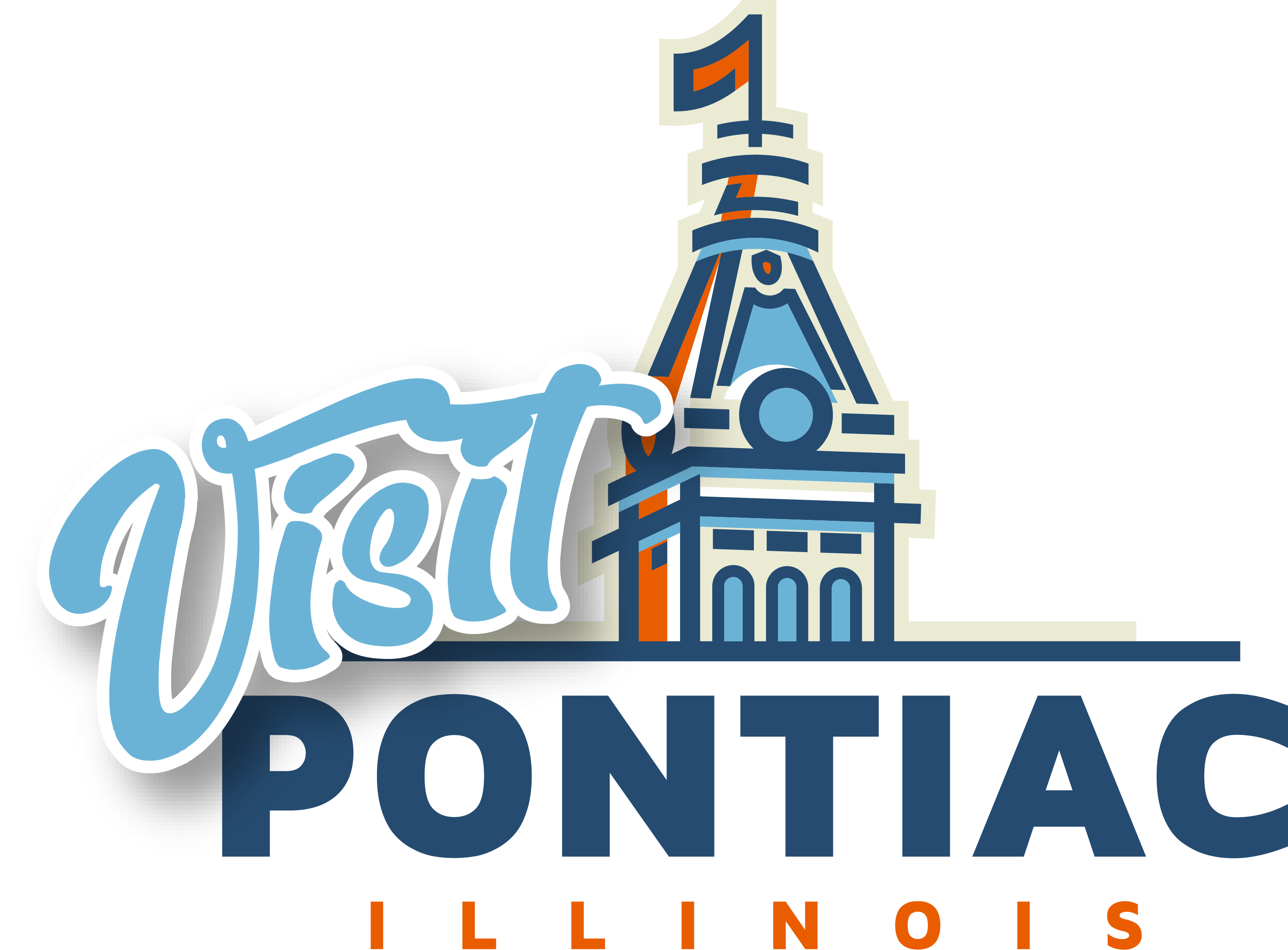 Visit Pontiac, IL logo